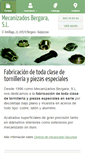 Mobile Screenshot of mecanizadosbergara.com