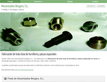 Tablet Screenshot of mecanizadosbergara.com